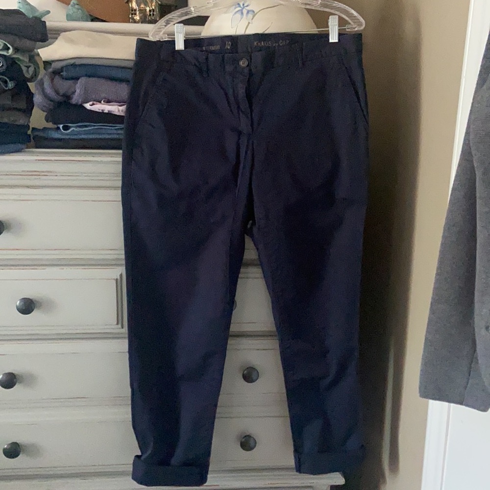 Broken-In Straight Khakis by Gap